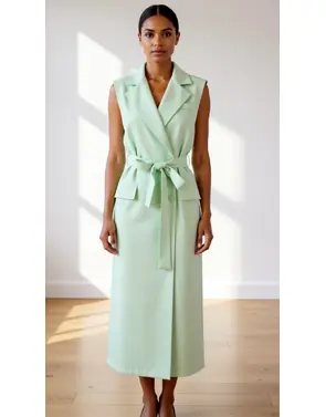 Garde-robe - Lang kleed - Munt