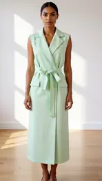 Garde-robe - Lang kleed - Munt