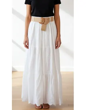 Garde-robe - Lange Rok - Wit