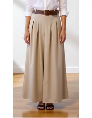 Garde-robe - Lange Rok - Beige