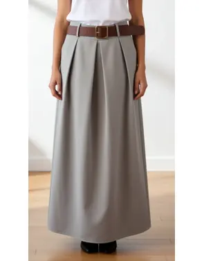 Garde-robe - Lange Rok - Grijs