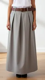 Garde-robe - Lange Rok - Grijs