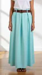 Garde-robe - Lange Rok - Munt