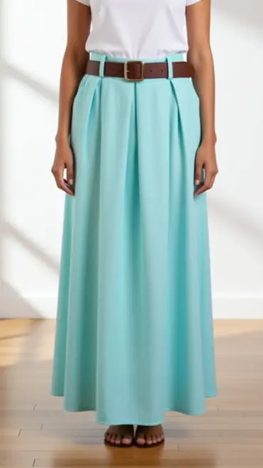 Garde-robe - Lange Rok - Munt