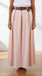 Garde-robe - Lange Rok - Roze