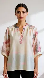 Garde-robe - Blouse - Beige