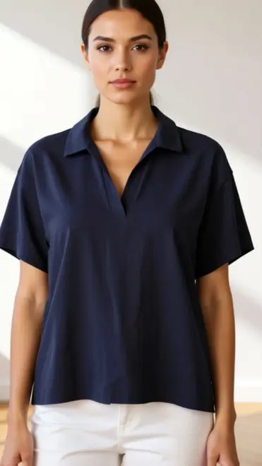 Garde-robe - Blouse - Marine