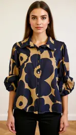 Garde-robe - Blouse - Marine