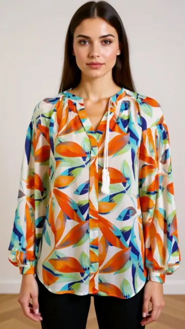 Garde-robe - Blouse - Oranje