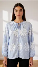 Garde-robe - Blouse - Blauw