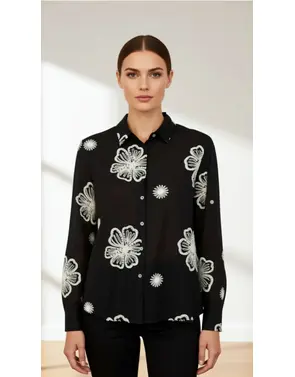 Garde-robe - Blouse - Zwart