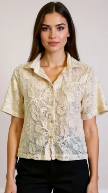 Garde-robe - Blouse - Beige