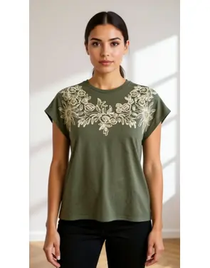 Garde-robe - T-shirt - Kaki