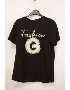 Garde-robe - T-shirt - Zwart