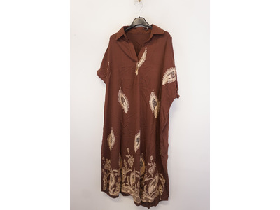 Garde-robe - Lang kleed - Bruin