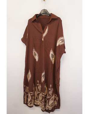 Garde-robe - Lang kleed - Bruin