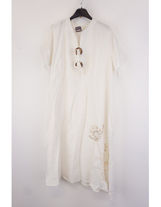 Garde-robe - Lang kleed - Ecru