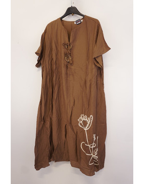 Garde-robe - Lang kleed - Bruin