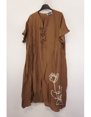 Garde-robe - Lang kleed - Bruin