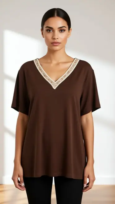 Garde-robe - Top - Bruin