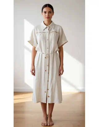 Garde-robe - Lang kleed - Beige