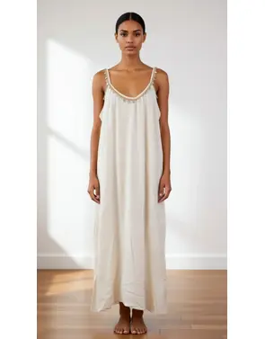 Garde-robe - Lang kleed - Wit