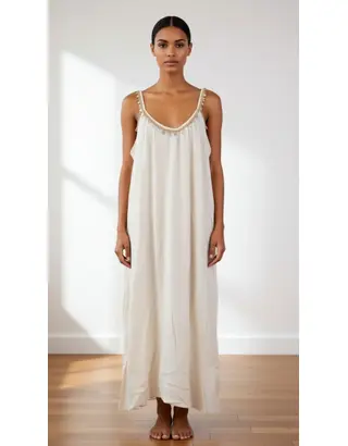 Garde-robe - Lang kleed - Wit