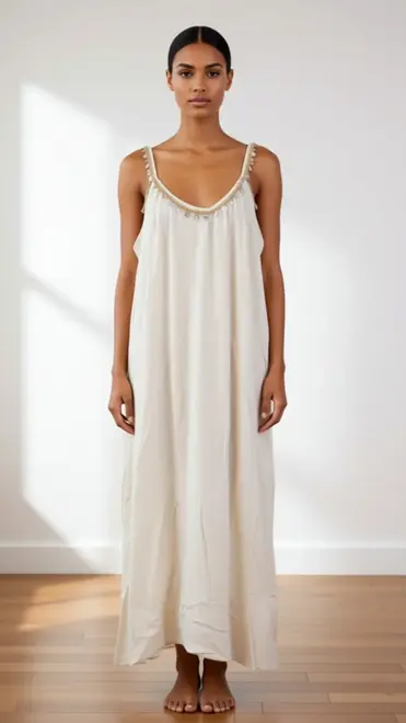 Garde-robe - Lang kleed - Wit