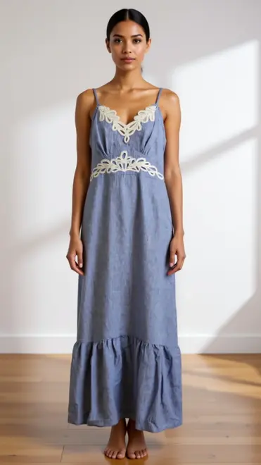 Garde-robe - Lang kleed - Jeans