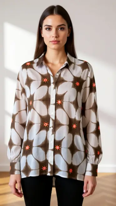 Garde-robe - Blouse - Kaki