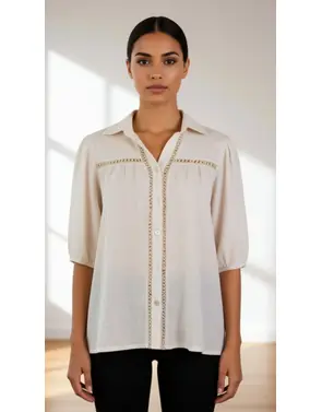 Garde-robe - Blouse - Ecru