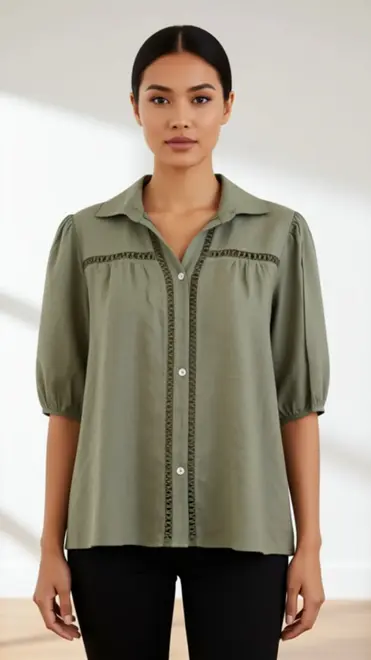 Garde-robe - Blouse - Kaki