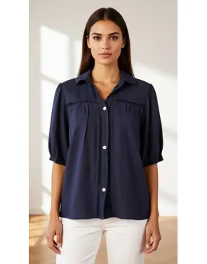 Garde-robe - Blouse - Marine