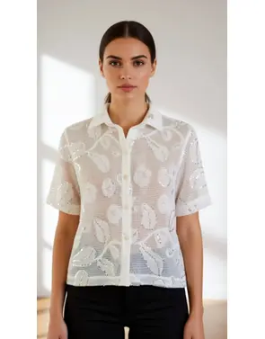 Garde-robe - Blouse - Ecru