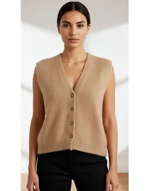 Garde-robe - Gilet - Camel