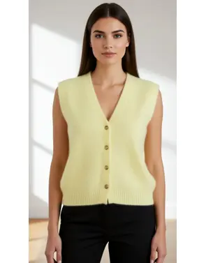 Garde-robe - Gilet - Geel