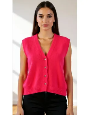 Garde-robe - Gilet - Fushia