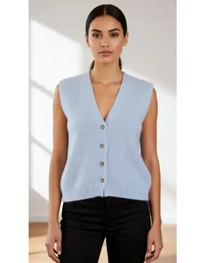 Garde-robe - Gilet - Blauw