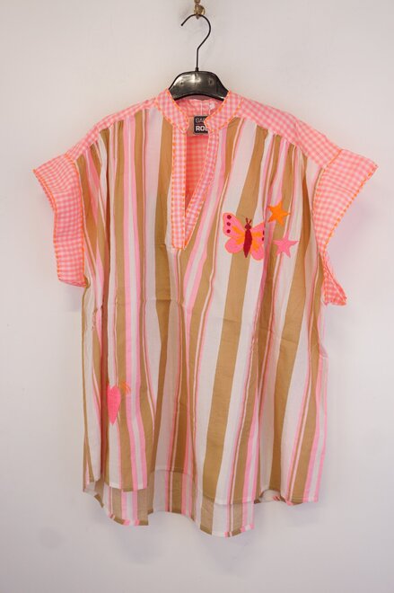 Garde-robe - Blouse - Roze-beige