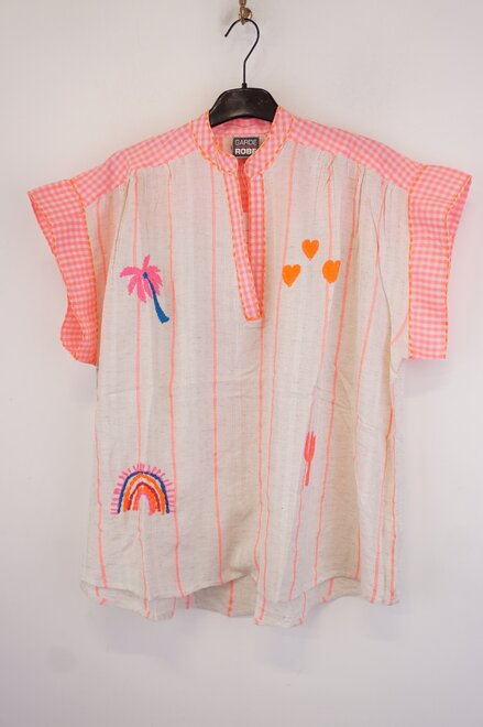 Garde-robe - Blouse - Roze-beige