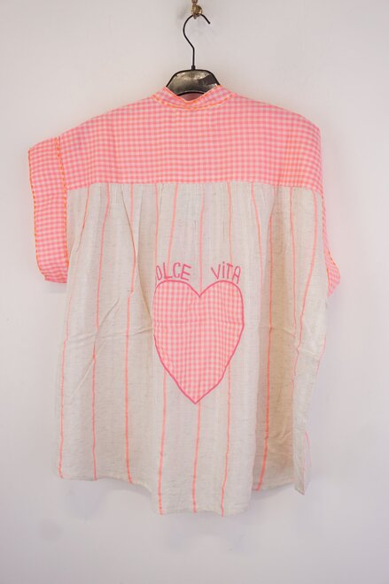 Garde-robe - Blouse - Roze-beige