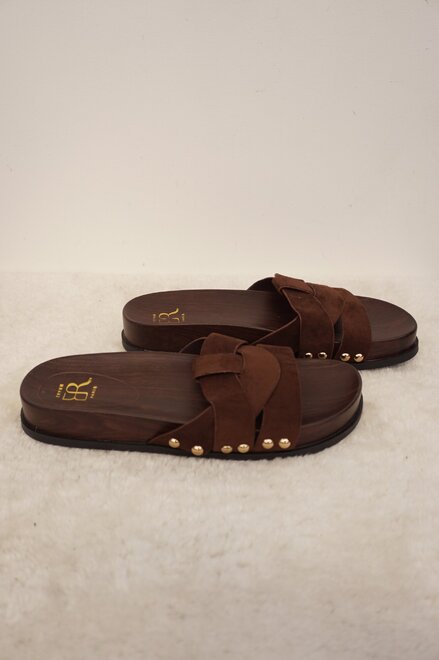 Garde-robe - Sandalen - Bruin