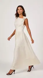 Garde-robe - Lang kleed - Beige