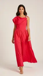Garde-robe - Lang kleed - Fushia