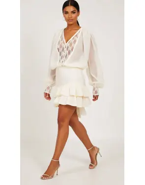 Garde-robe - Kort Kleedje - Beige