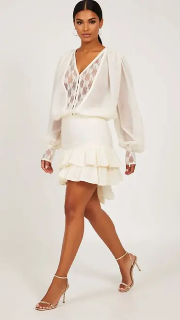 Garde-robe - Kort Kleedje - Beige