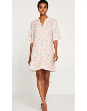 Garde-robe - Kort Kleedje - Roze-beige