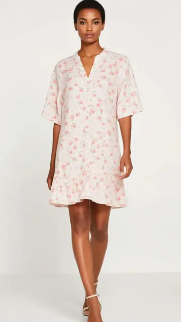 Garde-robe - Kort Kleedje - Roze-beige