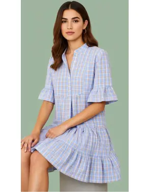 Garde-robe - Kort Kleedje - Blauw