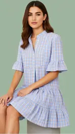 Garde-robe - Kort Kleedje - Blauw